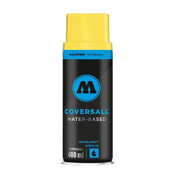 Аэрозольная краска Molotow COVERSALL Water-Based, Цинково-желтый, 400 мл