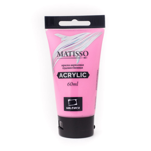 Акриловая краска Малевичъ Matisso, нежно-розовый, 60 мл