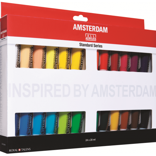 Набор акриловых красок Amsterdam Стандарт 24цв*20мл