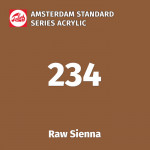 Акриловая краска Amsterdam №234 Сиена натуральная, туба 20 мл