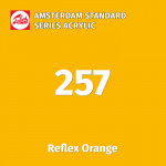 Акриловая краска Amsterdam №257 Оранжевый отражающий, туба 20 мл