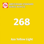 Акриловая краска Amsterdam №268 Желтый светлый АЗО, туба 20 мл