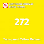 Акриловая краска Amsterdam №272 Желтый средний прозрачный, туба 20 мл