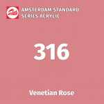 Акриловая краска Amsterdam №316 Роза венецианская, туба 20 мл