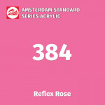 Акриловая краска Amsterdam №384 Роза отражающий, туба 20 мл