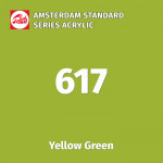 Акриловая краска Amsterdam №617 Желто-зеленый, туба 20 мл