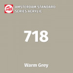 Акриловая краска Amsterdam №718 Серый теплый, туба 20 мл