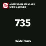 Акриловая краска Amsterdam №735 Черный оксид, туба 20 мл