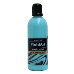 Краска Fluid Art (жидкий акрил) "KolerPark" (80 мл), бирюзовый
