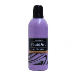 Краска Fluid Art (жидкий акрил) "KolerPark" (80 мл), сиреневый