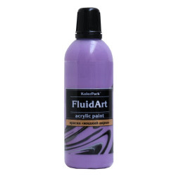 Краска Fluid Art (жидкий акрил) "KolerPark" (80 мл), фиолетовый