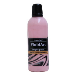 Краска Fluid Art (жидкий акрил) "KolerPark" (80 мл), розовый