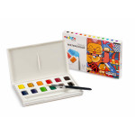 Набор акварели в кюветах  "Carioca Plus"  12 цв.