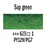 Краска акварельная Van Gogh туба 10мл №623 Зеленый травяной