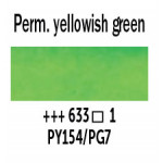 Краска акварельная Van Gogh туба 10мл №633 Желто-зеленый устойчивый