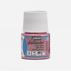 Краска для темных и светлых тканей с эффектом замши Setacolor, 45 мл, розовый пудровый