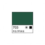 Масляная краска «Ладога», зеленая ФЦ, туба 46мл.