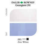 Масляная краска Georgian, № 001 Белила цинковые (Zinc White), 38 мл