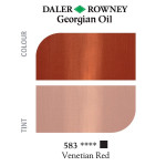 Масляная краска Georgian, № 583 Красный венецианский (Venetian Red), 38 мл