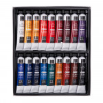 Набор профессиональной гуаши Малевичъ, True pigments, 18 цветов по 20 мл