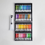 Набор масляных красок Малевичъ большой, 41 цвет (40 цветов по 20 мл + белила 200 мл)