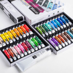 Набор масляных красок Малевичъ большой, 41 цвет (40 цветов по 20 мл + белила 200 мл)