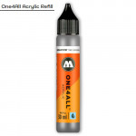 Заправка Molotow ONE4ALL акриловая 223 металлик черный, (Metallic black), 30мл