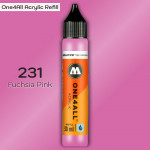 Заправка Molotow ONE4ALL акриловая 231 розовый фуксия, (Fuchsia Pink), 30мл