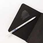 Белая гелевая ручка Малевичъ (пишущий узел 0.5мм)