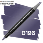 Маркер Finecolour Brush mini, B196 Сине-фиолетовый 