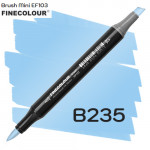 Маркер Finecolour Brush mini, B235 Лазурный 