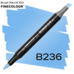 Маркер Finecolour Brush mini, B236 Обработанный синий 