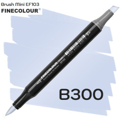 Маркер Finecolour Brush mini, B300 Синий порошок 