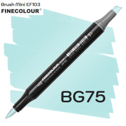 Маркер Finecolour Brush mini, BG75 Холодная мята 