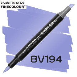 Маркер Finecolour Brush mini, BV194 Синяя гортензия 
