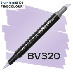 Маркер Finecolour Brush mini, BV320 Мягкий фиолетовый 