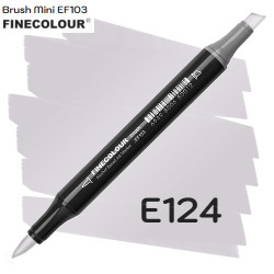 Маркер Finecolour Brush mini, E124 Ясень 