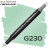 Маркер Finecolour Brush mini, G230 Зеленый спектр 