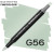 Маркер Finecolour Brush mini, G56 Светло-зеленый оттенок 
