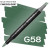 Маркер Finecolour Brush mini, G58 Зеленый холли 
