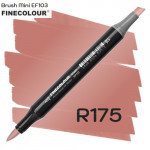 Маркер Finecolour Brush mini, R175 Красноватая латунь 