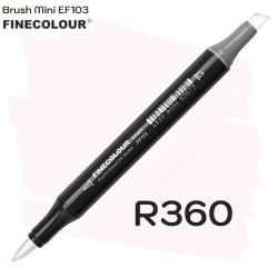 Маркер Finecolour Brush mini, R360 Розовато-белый 