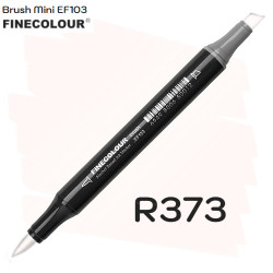 Маркер Finecolour Brush mini, R373 Цветочный белый 