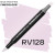 Маркер Finecolour Brush mini, RV128 Розовая дымка 