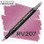 Маркер Finecolour Brush mini, RV207 Гранат 