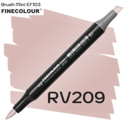 Маркер Finecolour Brush mini, RV209 Темная роза 