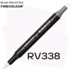 Маркер Finecolour Brush mini, RV338 Бледно-фиолетовый 