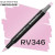 Маркер Finecolour Brush mini, RV346 Темно-розовый 