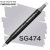 Маркер Finecolour Brush mini, SG474 Оттеночный серый №3 