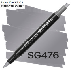 Маркер Finecolour Brush mini, SG476 Оттеночный серый №5 